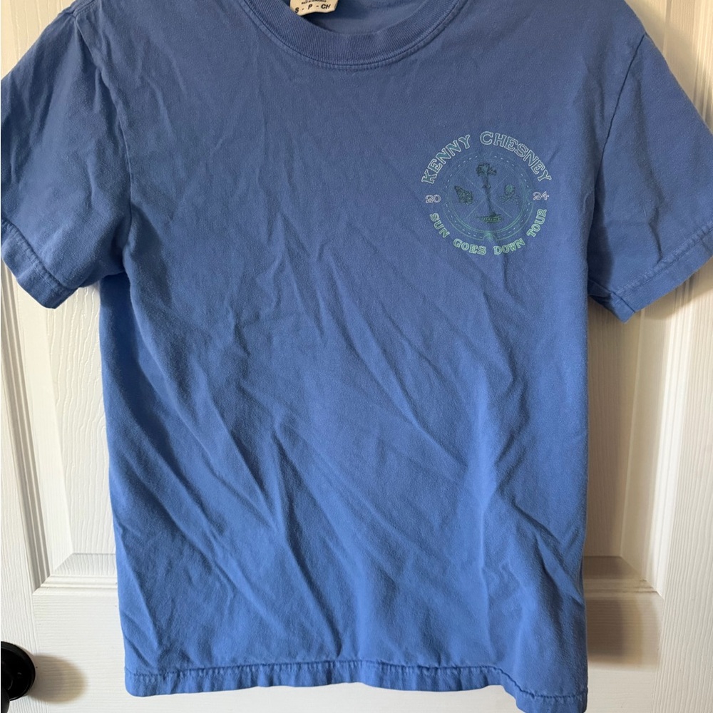 Comfort Colors Light Blue Kenny Chesney Tour Graphic Tee